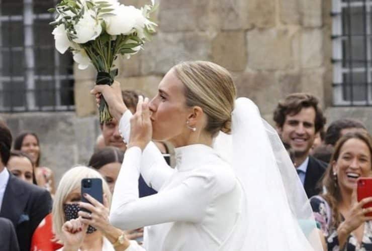 Las tres tendencias en peinados vistas en la boda de Lucía Bárcena novia210726 15 novia210726