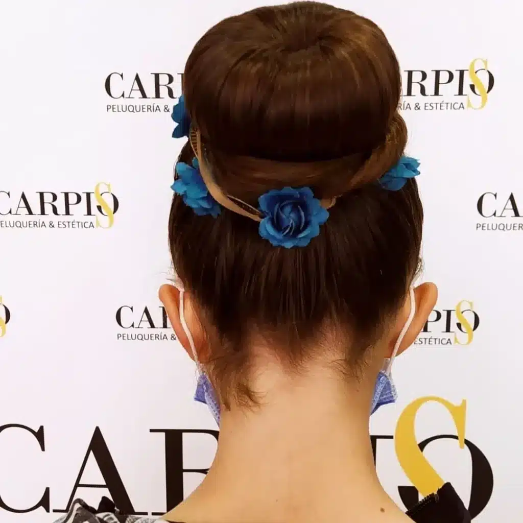 Cómo hacer el MOÑO DONUT y sus otras variaciones 186712157 527240395099117 4810104375937788719 n 4 recogido donut con trenza