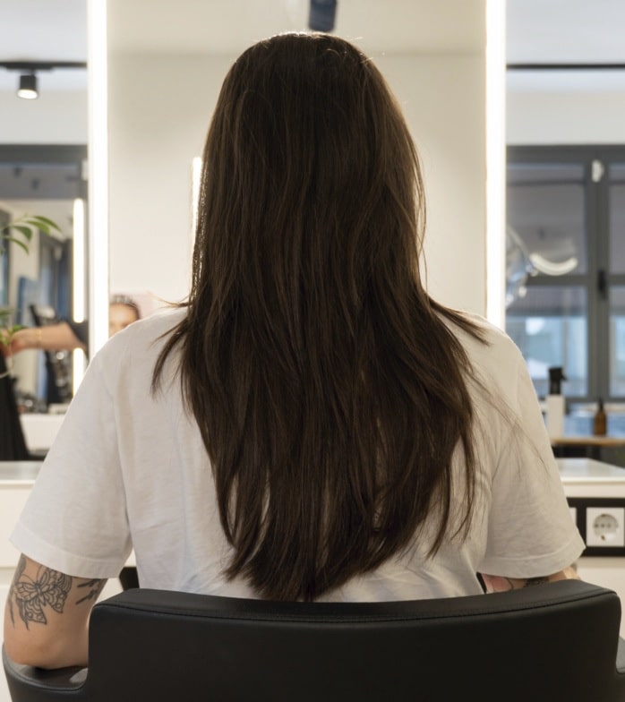 Transformación capilar de 'long' a bob long a bob 1 1 2 long a bob 1 1