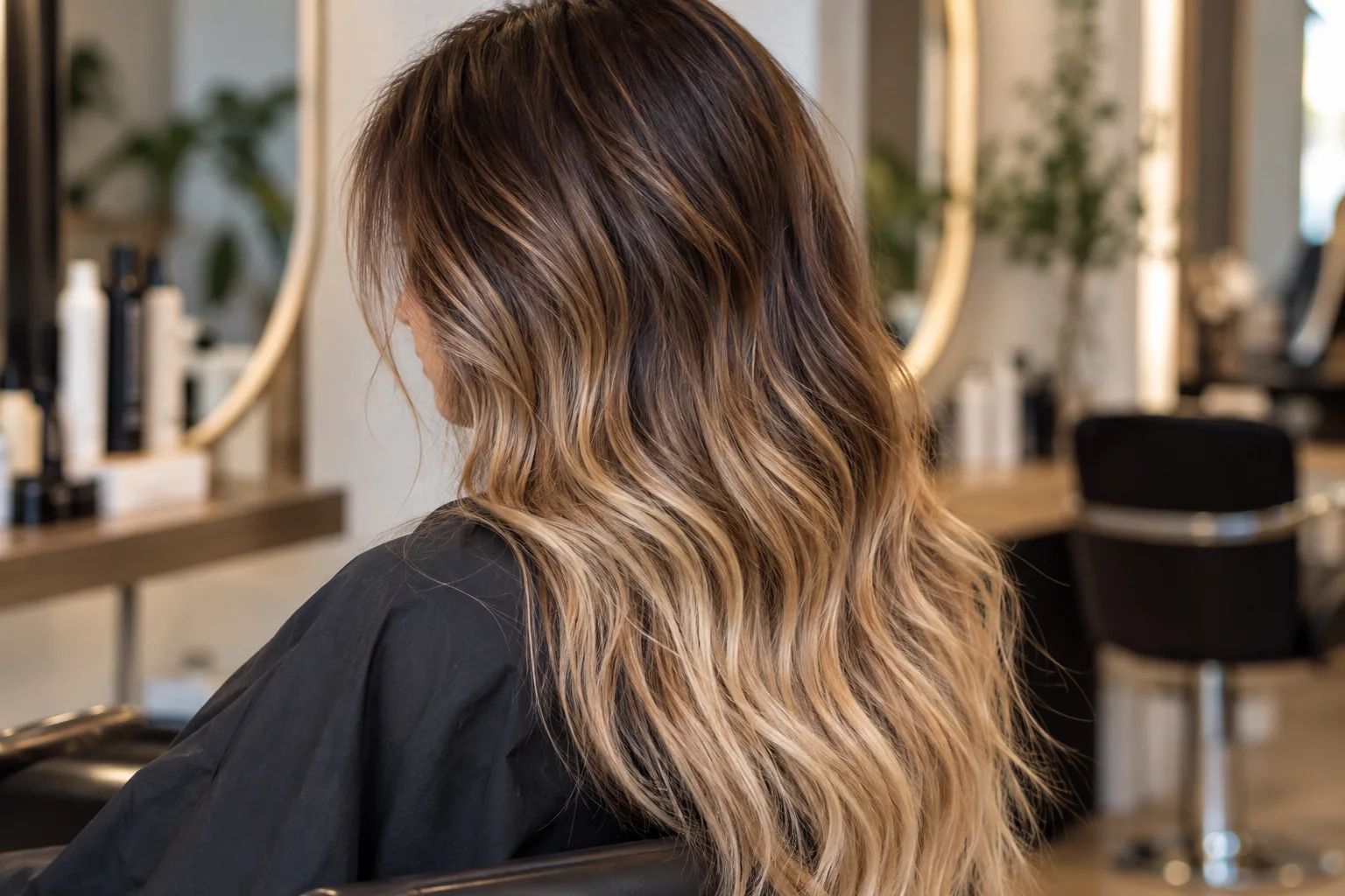 Babyllage: la técnica de color que fusiona babylights y balayage degradado melena larga web 1 técnica de coloración Babyllage, degradado entre babylights y balayage
